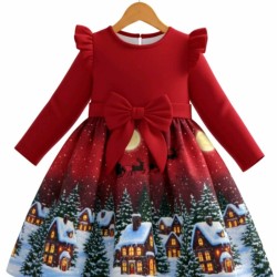 Разкошна коледна детска рокля ЗИМНО ГРАДЧЕ Разкошна коледна детска рокля ЗИМНО ГРАДЧЕ