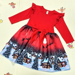 Разкошна детска рокля ЗИМНО ГРАДЧЕ