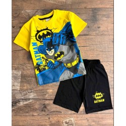 Детски летен комплект в жълто БАТМАН