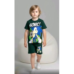 Детски летен комплект в зелено СОНИК