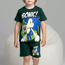 Детски летен комплект в зелено СОНИК Детски летен комплект в зелено СОНИК