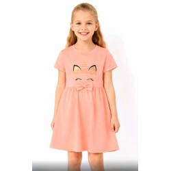 Детска лятна рокля в светло розово с ЕДНОРОГ