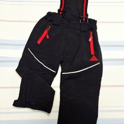 Детски зимен гащеризон панталон в синьо и червено за сняг и ски Детски зимен гащеризон панталон в синьо и червено за сняг и ски