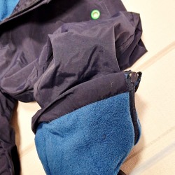 Детски зимен гащеризон панталон в синьо и зелено за сняг и ски Детски зимен гащеризон панталон в синьо и зелено за сняг и ски