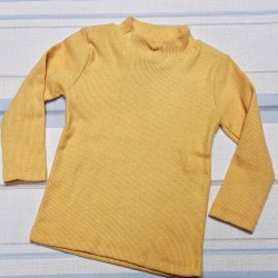 Леко ватирана мека детска блуза в жълто Леко ватирана мека детска блуза в жълто