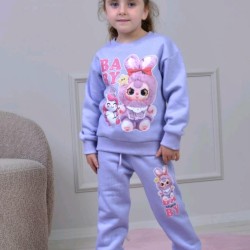 Детски ватиран комплект в лилаво ЛАБУБУ Детски ватиран комплект в лилаво ЛАБУБУ