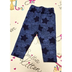 Бебешки леко ватиран тъмносин клин ЗВЕЗДИЧКИ