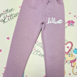 Ватиран детски клин в лилаво ХЕЛОУ Ватиран детски клин в лилаво ХЕЛОУ