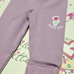 Леко ватиран клин в лилаво ЛАЛЕ