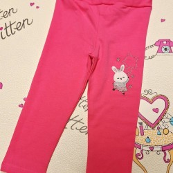 Леко ватиран детски клин в розово със зайче Леко ватиран детски клин в розово със зайче