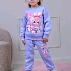 Детски ватиран комплект в лилаво ЛАБУБУ