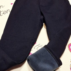 Ватиран детски клин в черно