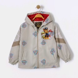 Детско яке ветровка в бежово ПЕС ПАТРУЛ с качулка
