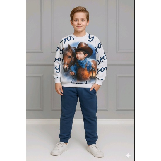 Детски ватиран комплект с красива щампа КОНЧЕТО