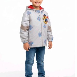 Детско яке ветровка в бежово ПЕС ПАТРУЛ с качулка