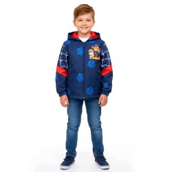 Детско яке ветровка в тъмносиньо ПЕС ПАТРУЛ с качулка