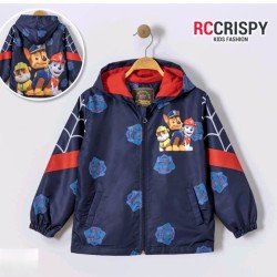 Детско яке ветровка в тъмносиньо ПЕС ПАТРУЛ с качулка