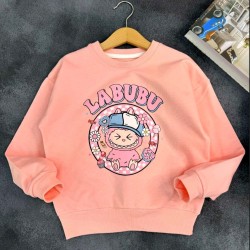 ЛАБУБУ Детска блуза в розово с цветя ЛАБУБУ Детска блуза в розово с цветя