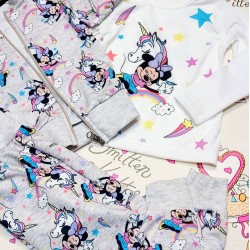 Детски спортен комплект в сиво с МИНИ МАУС И ЕДНОРОГ Детски спортен комплект в сиво с МИНИ МАУС И ЕДНОРОГ