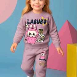 LABUBU Детски комплект в цвят пудра  LABUBU Детски комплект в цвят пудра