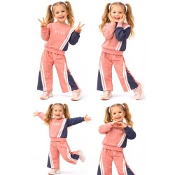 Детски спортен комплект в  корал и графит ЛОЛА