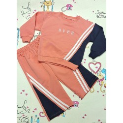 Детски спортен комплект в  корал и графит ЛОЛА