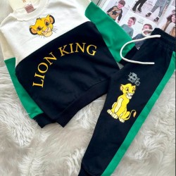 Детски памучен комплект в зелено Цар Лъв Детски памучен комплект в зелено Цар Лъв