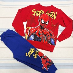 Детски памучен комплект в червено и синьо СПАЙДЪРМЕН Детски памучен комплект в червено и синьо СПАЙДЪРМЕН