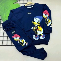 Детски памучен комплект в мастилено синьо Доналд Дък Детски памучен комплект в мастилено синьо Доналд Дък