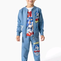 Детски спортен комплект в синьо от 3части СОНИК Детски спортен комплект в синьо от 3части СОНИК