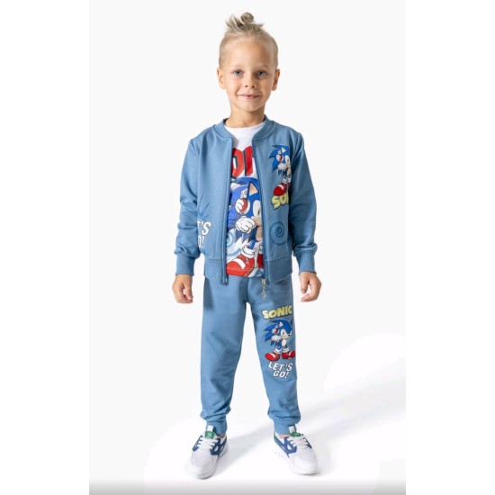 Детски спортен комплект в синьо от 3части СОНИК